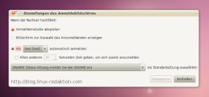Ubuntu 10.04: Anmeldemelodie abstellen