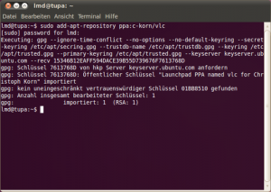 PPA für VLC: Paketquelle unter Ubuntu hinzufügen