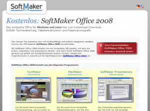 Softmaker Office 2008 kostenlos zum Download