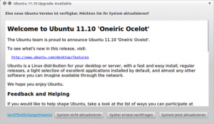 Upgrade auf Oneiric