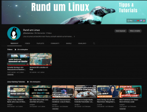 YouTube-Kanal Rund um Linux