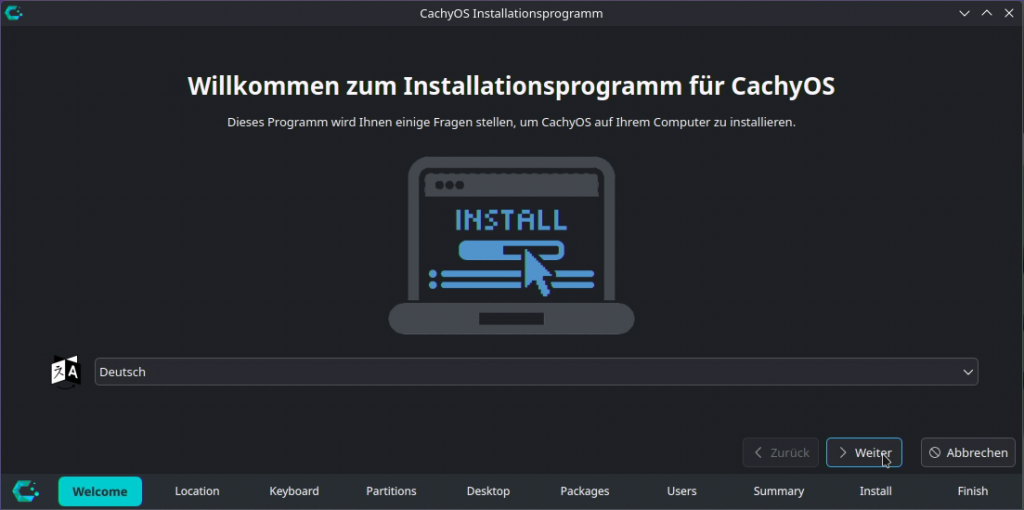 Der Calamares-Installer