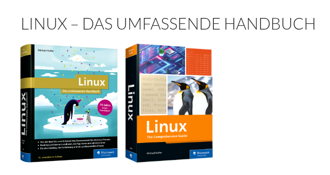 Buchcover von Koflers Linux-Standardwerk